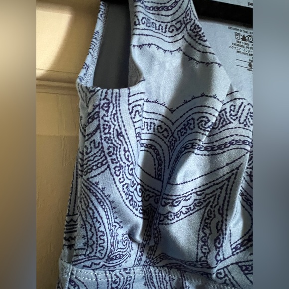 Patagonia womens active tank blue Y2K peasant top - Picture 3 of 4